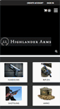 Mobile Screenshot of highlanderarms.com